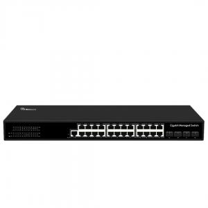 سوئیچ شبکه مدیریتی مرکزی ۱۰ گیگ به همراه 24 پورت شبکه و 4 پورت SFP